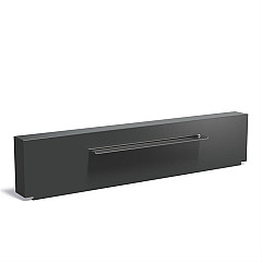 Aluminium Muur geplaatst op vijver 3000x250x600 (VM1.1.1500 (incl waterval 1500 + pomp))