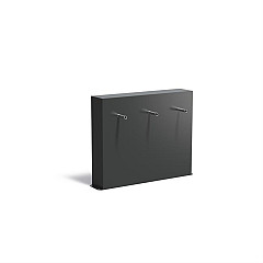 Aluminium Muur vrijstaand 1200x250x1000 (VM2.5.3 (incl. waterval en pomp)