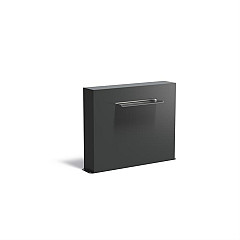 Aluminium Muur vrijstaand 1200x250x1000 (VM2.5.600 (incl waterval 600 + pomp))