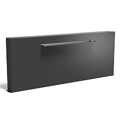 Aluminium Muur vrijstaand 3000x250x1200 (VM2.1.1500 (incl waterval 1500 + pomp))