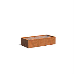 Vijverbak Corten 2500x1250x600mm 3mm (VC8)
