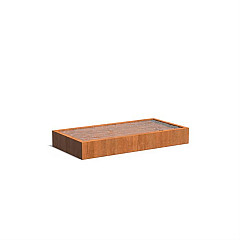 Vijverbak Corten 3000x1500x400mm 3mm (VC5.1)