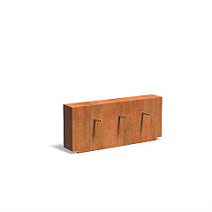 Corten Muur 1500x250x600 (VCM1.4.3 (incl waterval + pomp))