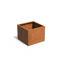 Carrez ZONDER BODEM 1000x1000x800mm Corten 2mm (CAW5.1)