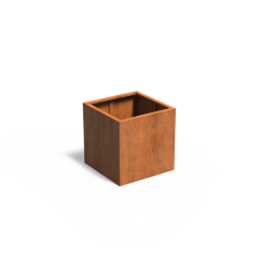 Carrez ZONDER BODEM 800x800x800mm Corten 2mm (CAW6.1)