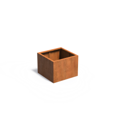 Carrez ZONDER BODEM 800x800x600mm Corten 2mm (CAW6.2)