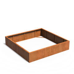 Carrez ZONDER BODEM 2000x2000x600mm Corten 2mm (CAW1.2)