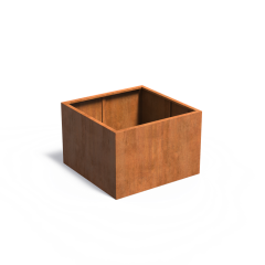 Carrez ZONDER BODEM 1200x1200x800mm Corten 2mm (CAW4.1)
