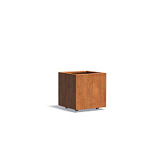 Carrez MET WIELEN 600x600x600mm Corten 2mm (CAWL8)