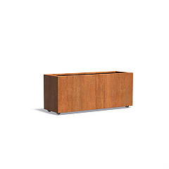 Carrez MET WIELEN 1500x500x600mm Corten 2mm (CAWL22.1)