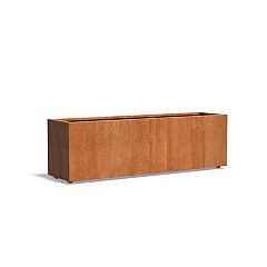 Carrez MET WIELEN 2000x500x600mm Corten 2mm (CAWL22)