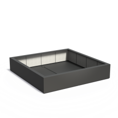 CARREZ met bodem 2000x2000x400mm Polyester (PB1.3)