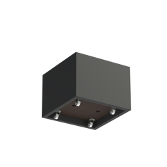 CARREZ met wielen 800x800x600mm Polyester (PBWL6.2)