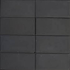 Tegel 15x30x4,5cm Zwart