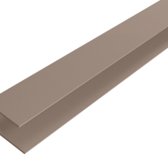 F-profiel | WEO® Essential Gardenwall | Aluminium | Light Grey | 35x45mm | 300cm