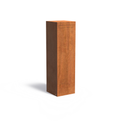 Brievenbus Corten Nox 350x350x1200mm (NOC1)