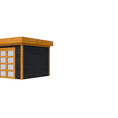 Douglas Topvision Premium Roek 298x298cm wanden zwart en basis kleurloos geïmpregneerd