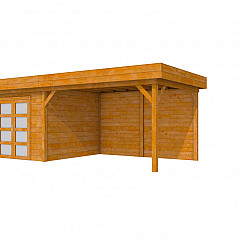 Douglas Topvision Premium Roek 298x298cm en luifel 400cm transparant gespoten