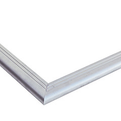 Aluminium daktrimset met ronde kraal tbv Platdak maximale dakmaat 350x350cm