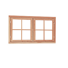 Redvision dubbel uitzetraam 141,2x83,7 cm