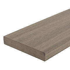 Kantplank WPC 22,5x138mm Fiberdeck Premium | massief | Light Grey massief 300cm