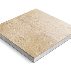 Keramische tegel Ceradeco 60x60x4cm Quartz Gold
