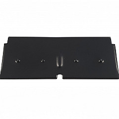 Aluminium Verbindingsstuk t.b.v. Aluminium daktrim, 4,5x4,5x250cm zwart RAL 9005