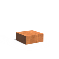 Sokkel 1000x1000x400mm Corten 2mm (CK21)