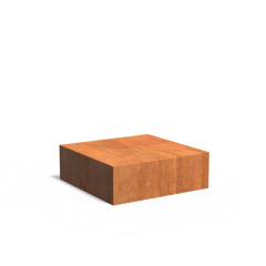 Sokkel 1200x1200x400mm Corten 2mm (CK20)