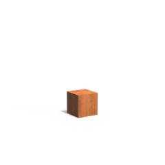 Sokkel 400x400x400mm Corten 2mm (CK9)