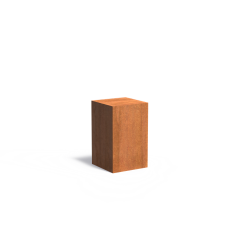 Sokkel 500x500x800mm Corten 2mm (CK3)