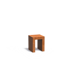 U-Sokkel 500x500x600mm Corten 2mm (CKU4)