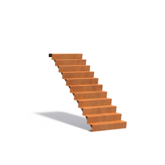 Trap 1000x1680x1870mm Corten 3mm (CST11.1)