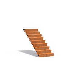 Trap 1000x2160x1530mm Corten 3mm (CST9.1)