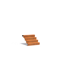 Trap 1000x960x680mm Corten 3mm (CST4.1)