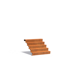 Trap 1250x1200x850mm Corten 3mm (CST5.2)