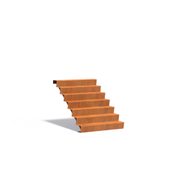 Trap 1250x1680x1190mm Corten 3mm (CST7.2)