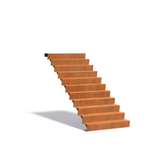 Trap 1250x1680x1870mm Corten 3mm (CST11.2)