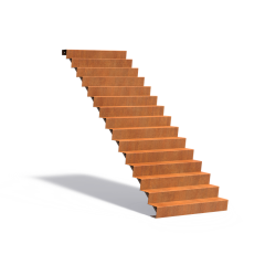 Trap 1250x1920x2550mm Corten 3mm (CST15.2)
