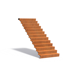 Trap 1250x2160x2210mm Corten 3mm (CST13.2)