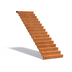 Trap 1250x2160x2720mm Corten 3mm (CST16.2)