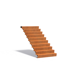 Trap 1250x2400x1700mm Corten 3mm (CST10.2)