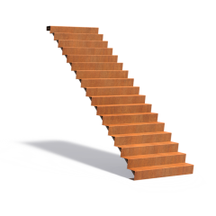 Trap 1250x2400x2890mm Corten 3mm (CST17.2)