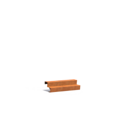 Trap 1250x480x340mm Corten 3mm (CST2.2)