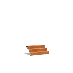 Trap 1250x720x510mm Corten 3mm (CST3.2)