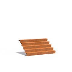 Trap 2000x1200x850mm Corten 3mm (CST5.4)