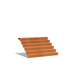 Trap 2000x1440x1020mm Corten 3mm (CST6.4)