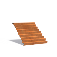 Trap 2000x2160x1530mm Corten 3mm (CST9.4)