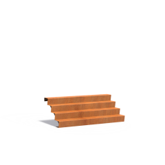 Trap 2000x960x680mm Corten 3mm (CST4.4)