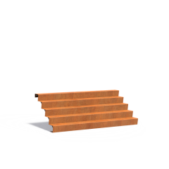 Trap 2500x1200x850mm Corten 3mm (CST5.5)